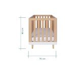 Tutti Bambini Hygge 3-in-1 Cot Bed - Light Oak