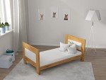 LUCY Nursery Cot Bed in Sunset Pine/White