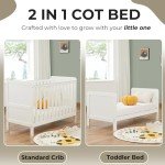 Babymore Caro Urban Mini Convertible Cot Bed