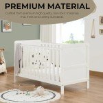 Babymore Caro Urban Mini Convertible Cot Bed
