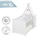 Adjustable Baby Bed Set with Canopy & Linen