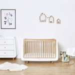 SnuzKot Skandi White and Natural Cot Bed