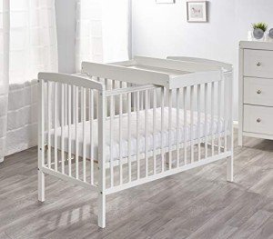 Kinder Valley Deluxe Baby Cot Bundle in White