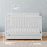 Graco Hadley 4-in-1 Convertible Crib, White