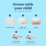 Graco Hadley 4-in-1 Convertible Crib, White