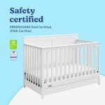 Graco Hadley 4-in-1 Convertible Crib, White