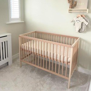Mokee Mini Cot Bed Bundle - Natural Beech 4-in-1