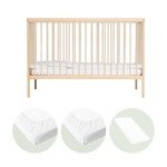 Mokee Mini Cot Bed Bundle - Natural Beech 4-in-1