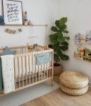 Mokee Mini Cot Bed Bundle - Natural Beech 4-in-1