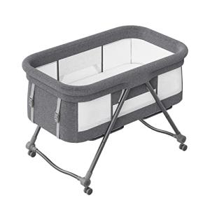 UBRAVOO Grab-and-go Travel Cot with Silent Wheels