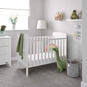 White Obaby Grace Mini Cot Bed