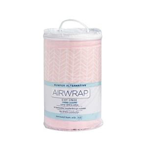 Soho Pink Breathable Muslin Cot Liner - Airwrap