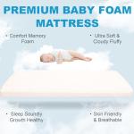 Quilted Breathable Baby Travel Cot Mattress 95x65 cm