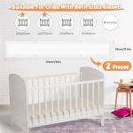 Adjustable Pink Breathable Mesh Cot Bumper Set