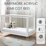Acrylic Kimi Cot Bed with Hairpin Legs