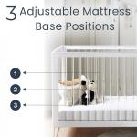 Acrylic Kimi Cot Bed with Hairpin Legs