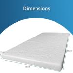 Breathable Quilted Baby Cot Mattress 89x38cm