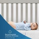 Breathable Quilted Baby Cot Mattress 89x38cm