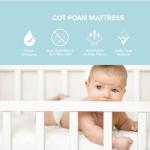 Brillars Quilted Travel Cot Mattress - UK Made