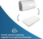 Breathable Foam Mattress with Waterproof Cover 140x70