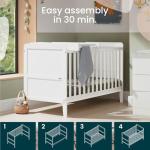 Tutti Bambini Rio Baby Cot Bed with Changer