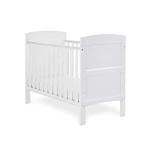 White Obaby Grace Mini Cot Bed