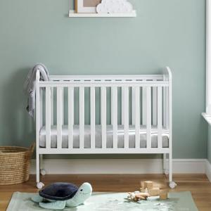 White Babymore Space Saver Cot