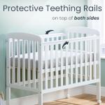 White Babymore Space Saver Cot