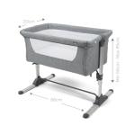 Babylo Snuggle Cuddle Co-Sleeper - Graphite Grey