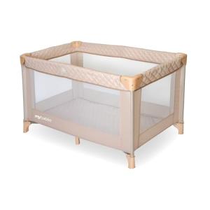 My Babiie Lightweight Travel Cot - Blush Pink