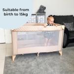 My Babiie Lightweight Travel Cot - Blush Pink