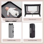 Graco Lightweight Travel Cot with Compact Carry Bag