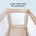 My Babiie Lightweight Travel Cot - Blush Pink