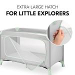 Hauck Dream N Play PLUS Travel Cot - Dusty Mint