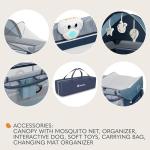 Lionelo Sven Plus 2in1 Travel Cot for Newborns