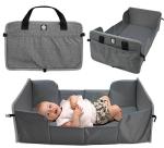 Dooky Lightweight Portable Baby Travel Cot - Grey