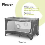 Lionelo 2-in-1 Travel Cot with Changing Table