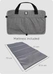 Dooky Lightweight Portable Baby Travel Cot - Grey