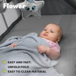 Lionelo 2-in-1 Travel Cot with Changing Table