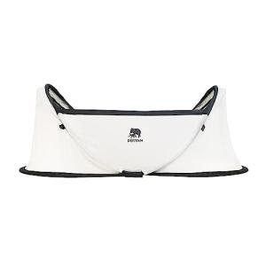 DERYAN Pop-Up Travel Cot for Infants - Cream