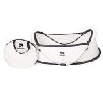 DERYAN Pop-Up Travel Cot for Infants - Cream