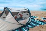 DERYAN Pop-Up Travel Cot with Mosquito Net