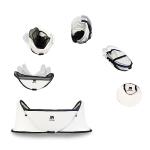 DERYAN Pop-Up Travel Cot for Infants - Cream