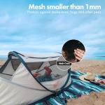 DERYAN Pop-Up Travel Cot with Mosquito Net