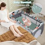 Costway 4-in-1 Travel Cot and Baby Bed