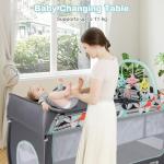 Costway 4-in-1 Travel Cot and Baby Bed