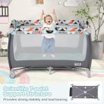 Costway 4-in-1 Travel Cot and Baby Bed