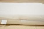 White Wooden Baby Cot Bed with Aloe Vera Mattress