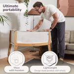 SnuzPod Studio Portable Baby Bed with Wheels
