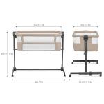 Kinderkraft Neste UP Bedside Crib and Travel Cot